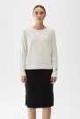 Busnel Ecru 'Annika' 100% merino genser med gullknapper. Bestselger! thumbnail