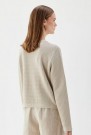 Busnel Sand 'Estelle' 100% bomull struktur cardigan thumbnail