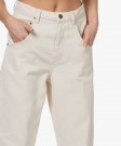 American Vintage Ecru 5-pockets 'Tine11d' jeans i grov bomull thumbnail