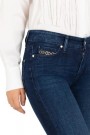 Cambio Mid ink used 'Paris Flared' flare jeans med bissel ved lomme thumbnail