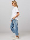 American Vintage Hvit 100% bomull 'Fiz02a' boxy t-shirt thumbnail