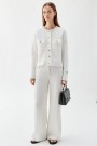 Busnel Ecru 'Vega Solid Jacket' 100% bomull jakke thumbnail