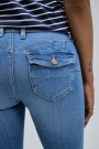 Salsa Denim Blue Wonder push up with pocket bootcut jeans L34 thumbnail