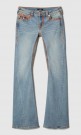True Religion Peak spot 'Joey Lr Flare Super Qt Flap' flare jeans. SPECIAL EDITION! thumbnail
