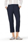 Cambio Dark navy dressbukse 'Krystal' med oppbrett thumbnail