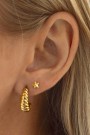 Timi Of Sweden Kali - Croissant Stud Hoop Earrings Stainless Steel thumbnail