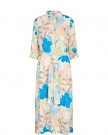 Mos Mosh Birch blomster-mønstret 'Rylee Botanic Dress' viskose lang kjole med doble splitter thumbnail