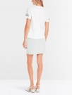Marc Cain Hvit økologisk bomull t-shirt med Venezia-print thumbnail