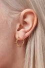 Enamel Copenhagen Gullforgylt sterling sølv 'Sway' Hoops thumbnail