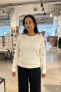 Busnel Ecru 'Annika' 100% merino genser med gullknapper. Bestselger! thumbnail