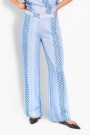 Hést Skyway 100% viskose grafisk mønstret 'Isadora Pants' viddebukse thumbnail