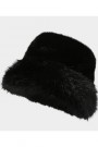 Endless Sort fake fur pels bøttehatt thumbnail