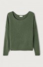 American Vintage Turtle green ullmiks 'Dam225' båthalsgenser thumbnail