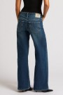 True Religion Dark wash mid rise loose fit 'Bobbi' baggy vid jeans thumbnail