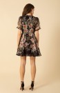 Hale Bob Sortmønstret eksklusiv 'Haley Organza short dress' silke/lin kjole thumbnail