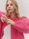 Ella&il Rasberry mohair 'Amelia Chunky Cardigan' thumbnail