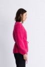Ella&il Rasberry mohair 'Fredrikke Chunky Cardigan' thumbnail