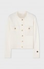 Busnel Ecru 'Vega Solid Jacket' 100% bomull jakke thumbnail