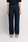 Ella&il Navy 'Molly Linen Pants' vid linbukse thumbnail