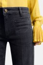 Cambio Modern dark sortgrå 'Tess' vid jeans med små lommer i front. Bestselger! thumbnail