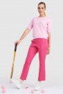 Cambio Fuchsia Pink 'Stella Easy Kick' b-stretch bomull bukse thumbnail