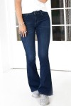 Lois Dark stone 'Raval marconi mist' flare jeans L30. Bestselger