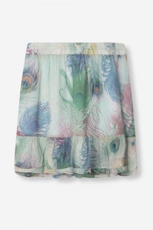 Alix The Label Mintgrønn 'Peacock' skjørt