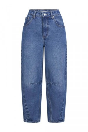Katrin Uri Light denim barrel (tønneformet) 'Rodeo' trendy jeans