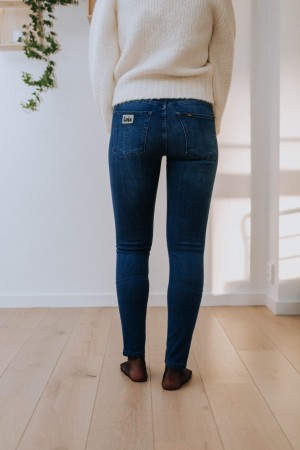 Lois supermyk 'Celia' jeans i kvalitet 'Leia Teal' L32