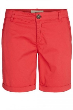 Mos Mosh Red Marsala 'Perry Chino Shorts'