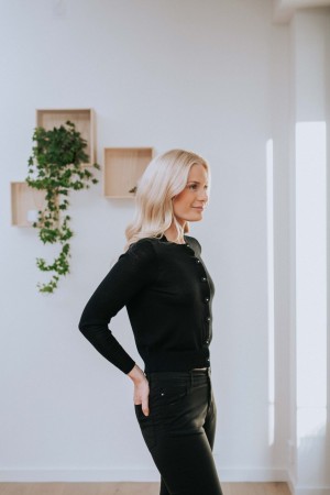 Cathrine Hammel Sort 'Soft Petit' Cardigan