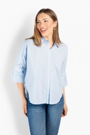 Hést skyway 100% bomull 'Arya' skjorte med 3/4 erm