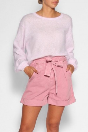 American Vintage Babylilla 'Miti' angoramix genser med trendy poseerm.