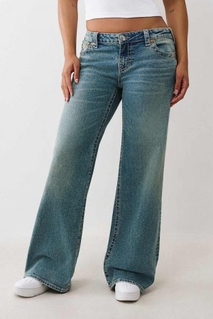 True Religion Vocal harmony mid rise loose fit 'Bobbi' vid jeans