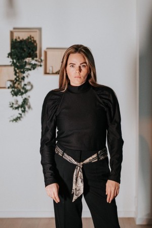 Gestuz Sort 'Rifagz Turtleneck' Pologenser