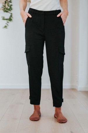 Cambio Trendy sort cargo 'Malou' Bukser