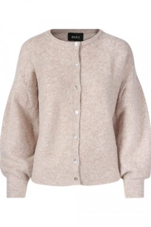 Ella&il Beigemelert 'Vy' alpakkamix cardigan