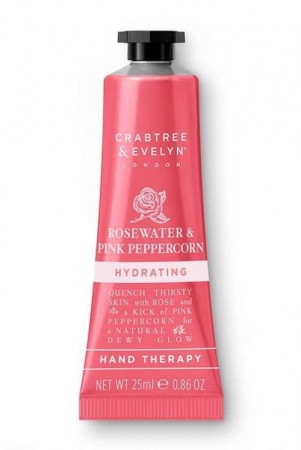 Crabtree & Evelyn Rosewater (rosevann) & Pink Peppercorn håndkrem 25 ml
