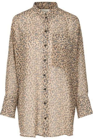 Munthe sand leopard 'Anna' storskjorte