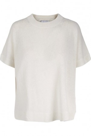 One & Other Offwhite 'Lolo' trendy strikket ledig topp