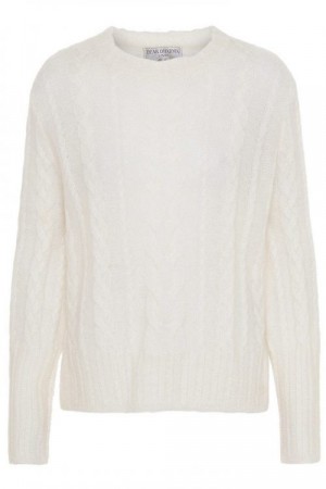 Dear Dharma Offwhite mohairmix 'Tone' flettegenser