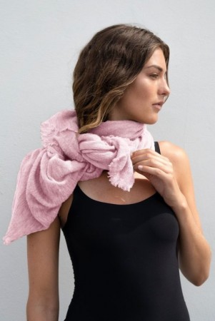 Natura Cashmere Light pink Luxury Cashmere Medium skjerf SS21