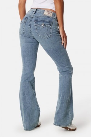 True Religion Peak Sport 'Becca mid rise' med flapslommer