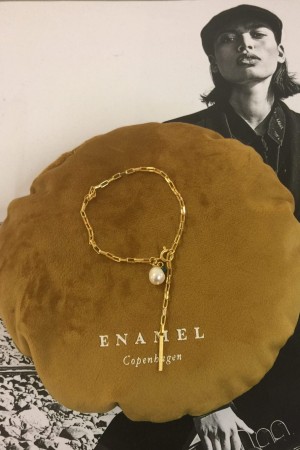 Enamel Copenhagen Gull 'Azra' Armbånd