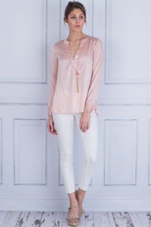 Dea Kudibal gammelrosa 'Santena' silkebluse