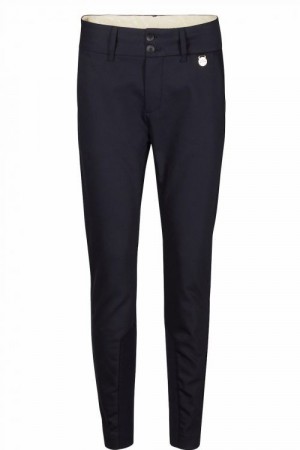 Mos Mosh Marine 'Blake Night Pant' dressbukse med stretchfelt ved ankel. BESTSELGER!