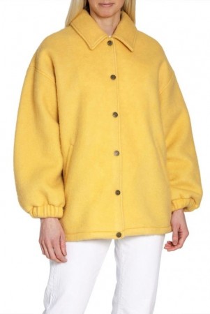 American Vintage peanuts gul 'Zali17b' trendy ull ytterjakke