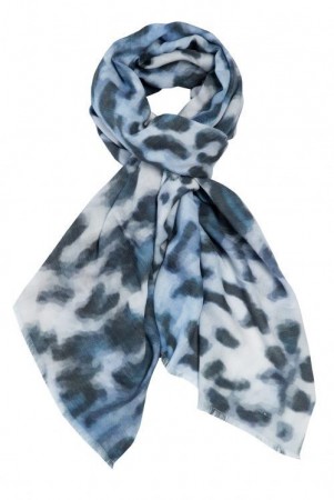 Katrin Uri 'Blue Leopard' cashmeremix