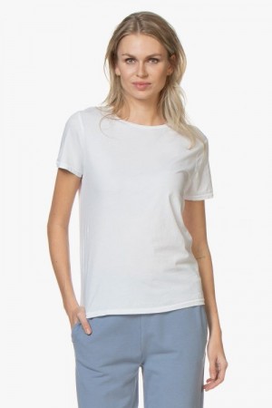 American Vintage Hvit 'Vegi54' organisk bomull t-shirt
