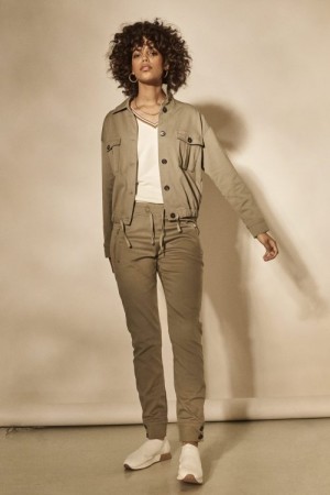 Mos Mosh Soft moss 'Levon Flow Pant' luxury jogger